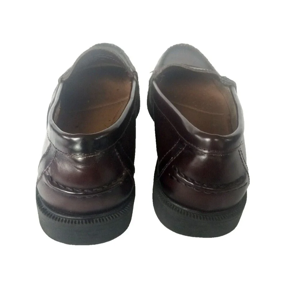 Nunn Bush Brown Leather Lincoln Penny Loafers Size 8 Mint Condition